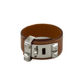 Second hand Hermes Collier de Chien Leather Bracelet T2 Gold - Tabita Bags