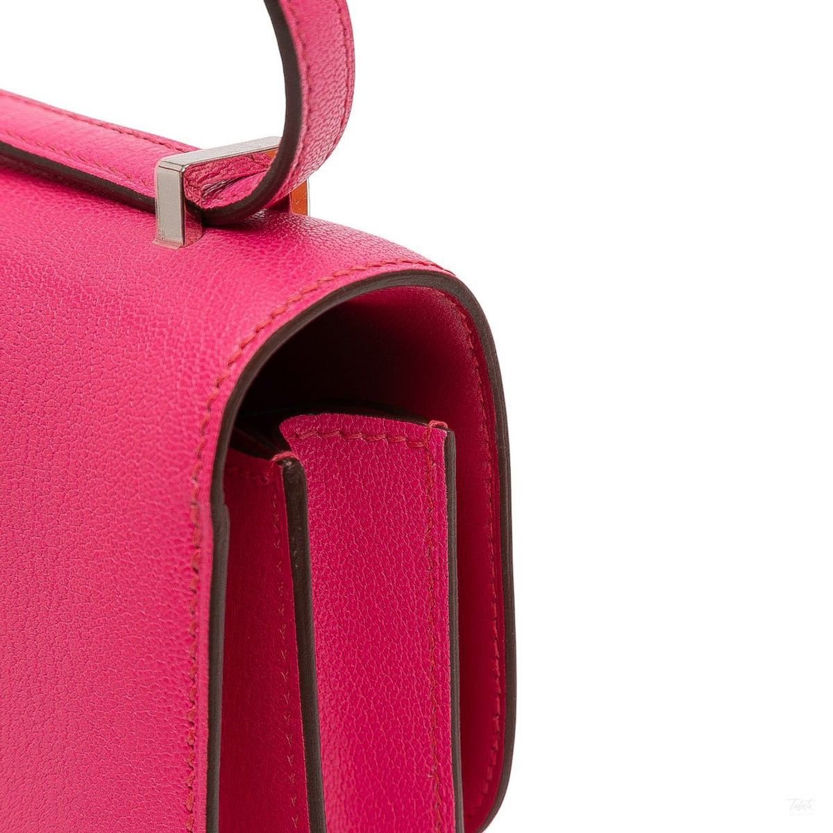 Second hand Hermes Constance 18 Chèvre Mysore Leather Shoulder Bag Rose Tyrien - Tabita Bags