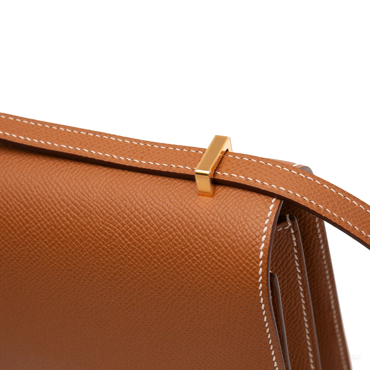 Second hand Hermes Constance 18 Epsom Leather Shoulder Bag Gold - Tabita Bags
