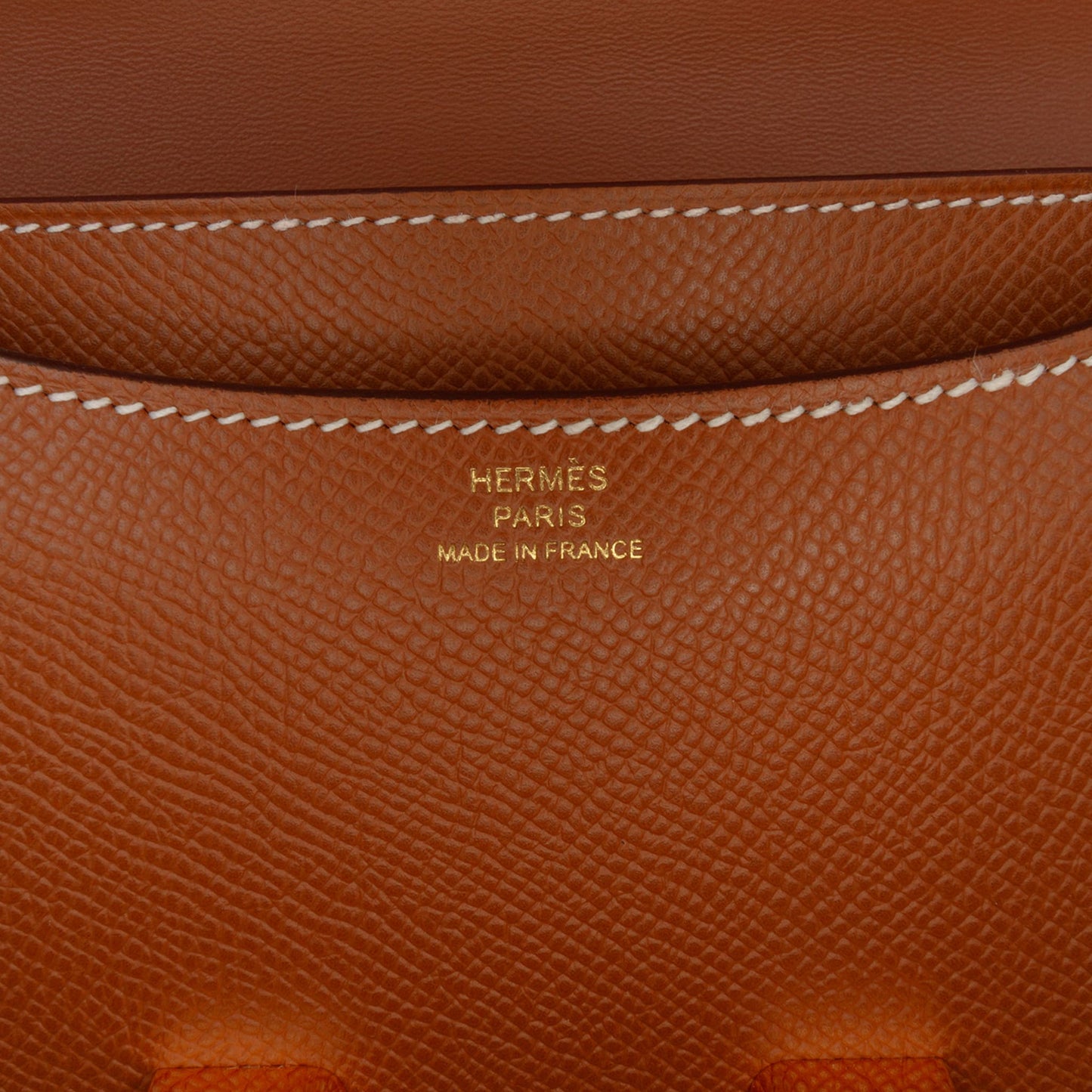 Second hand Hermes Constance 18 Epsom Leather Shoulder Bag Gold - Tabita Bags