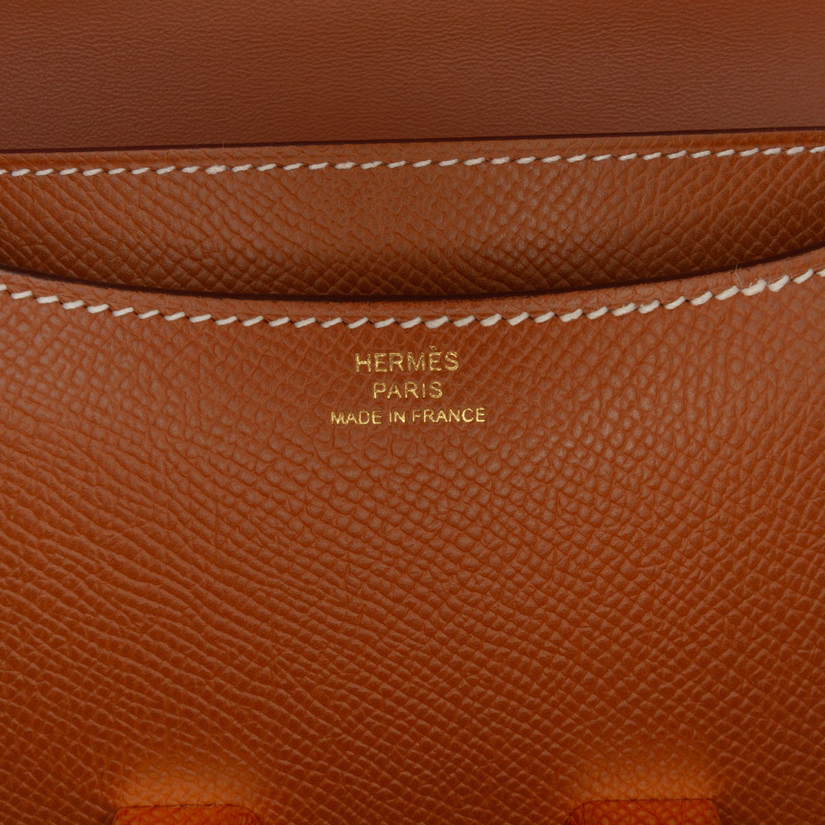 Second hand Hermes Constance 18 Epsom Leather Shoulder Bag Gold - Tabita Bags