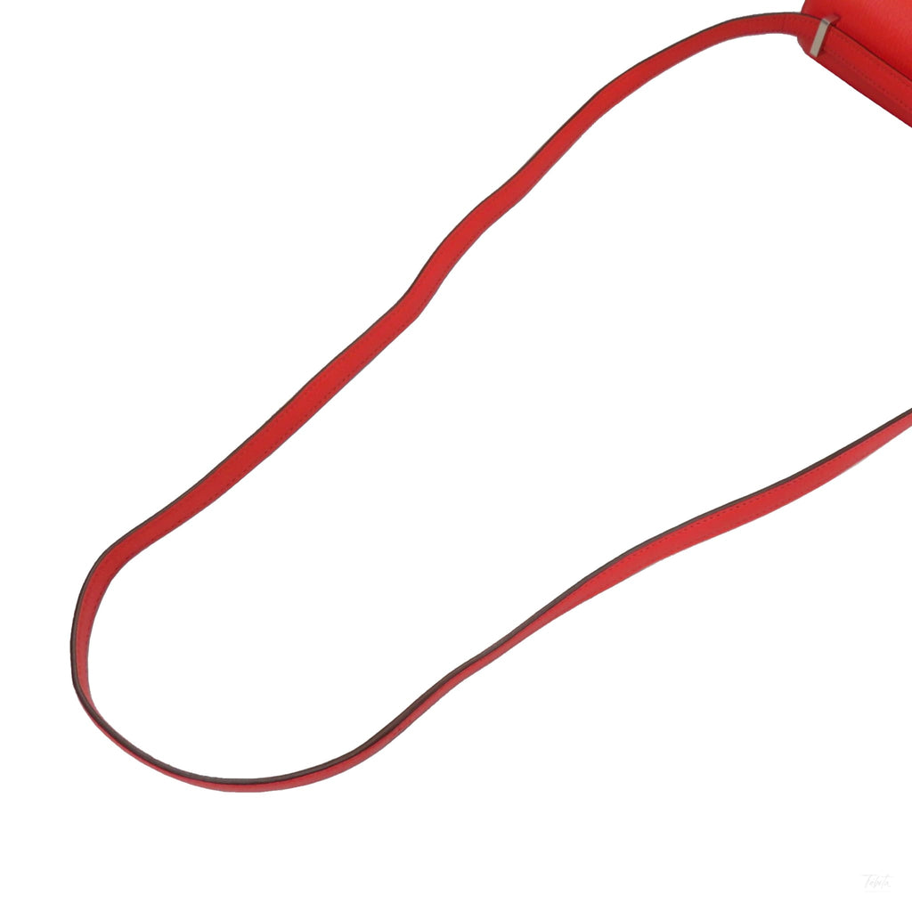 Second hand Hermes Constance 18 Epsom Leather Shoulder Bag Red - Tabita Bags
