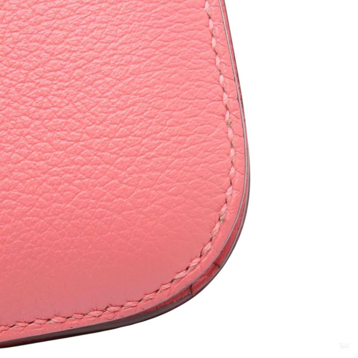 Second hand Hermes Constance 18 Evercolor Leather Shoulder Bag Pink - Tabita Bags