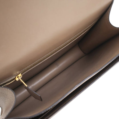 Second hand Hermes Constance Epsom Leather Shoulder Bag Brown - Tabita Bags