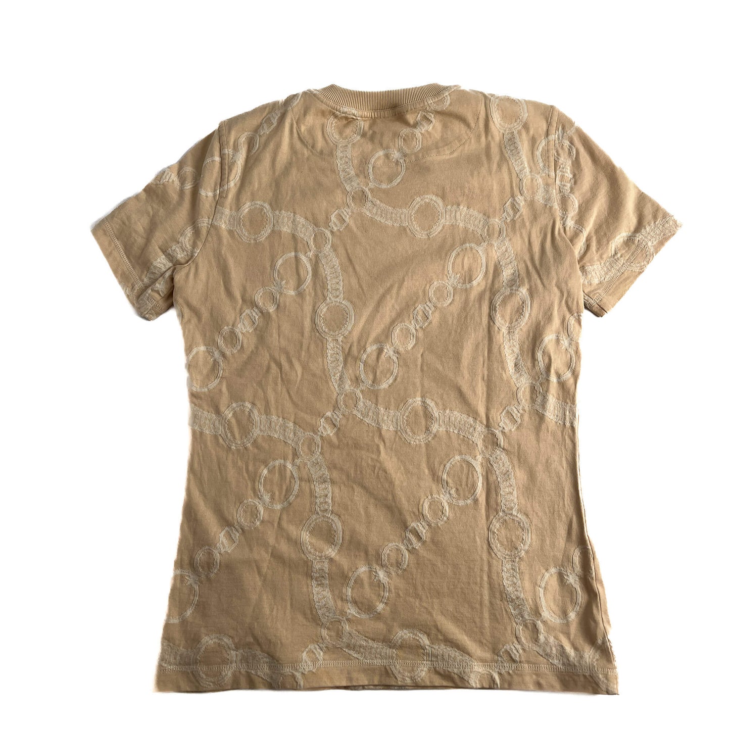Second hand Hermes Cotton Tshirt 36 Beige - Tabita Bags