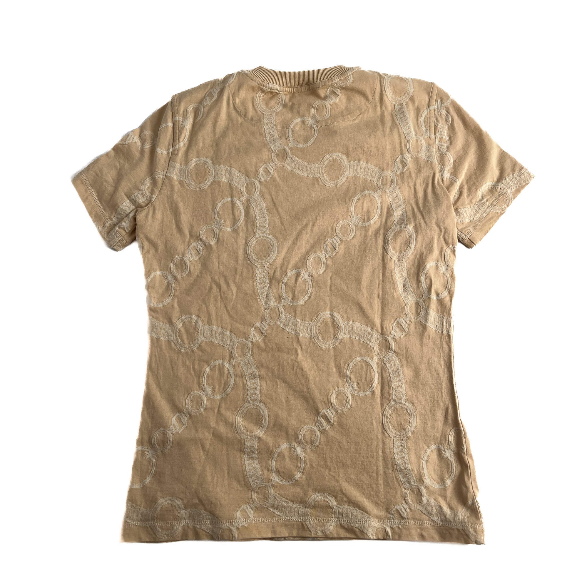 Second hand Hermes Cotton Tshirt 36 Beige - Tabita Bags
