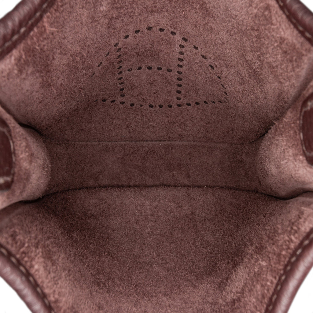Second hand Hermes Evelyne 16 TPM Amazone Taurillon Clemence Leather Hobo Bag Brown - Tabita Bags