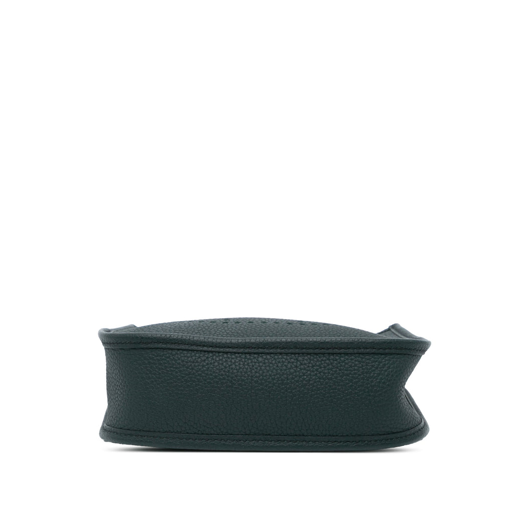 Second hand Hermes Evelyne 16 TPM Amazone Taurillon Clemence Leather Hobo Bag Vert Cypress - Tabita Bags