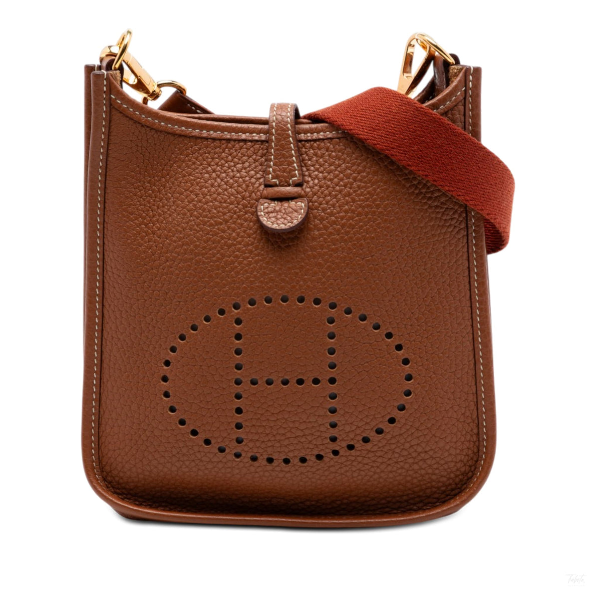 Second hand Hermes Evelyne 16 TPM Barenia Leather Hobo Crossbody Fauve - Tabita Bags