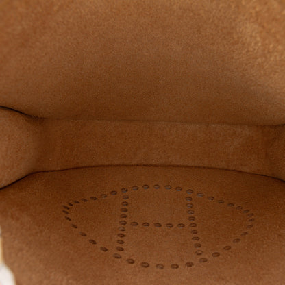 Second hand Hermes Evelyne 16 TPM Clemence Leather Hobo Crossbody Biscuit - Tabita Bags