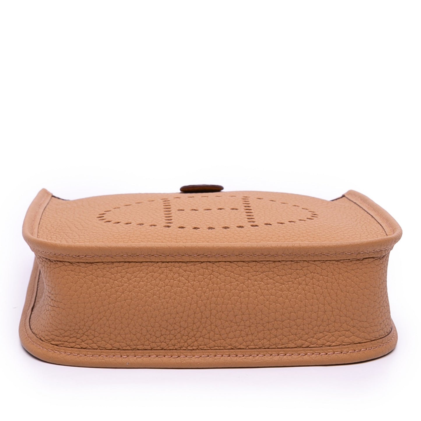 Second hand Hermes Evelyne 16 TPM Clemence Leather Hobo Crossbody Biscuit - Tabita Bags