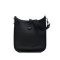 Second hand Hermes Evelyne 16 TPM Clemence Leather Hobo Crossbody Black - Tabita Bags