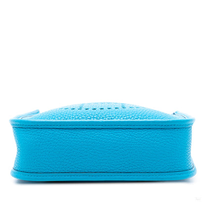 Second hand Hermes Evelyne 16 TPM Clemence Leather Hobo Crossbody Bleu Frida - Tabita Bags