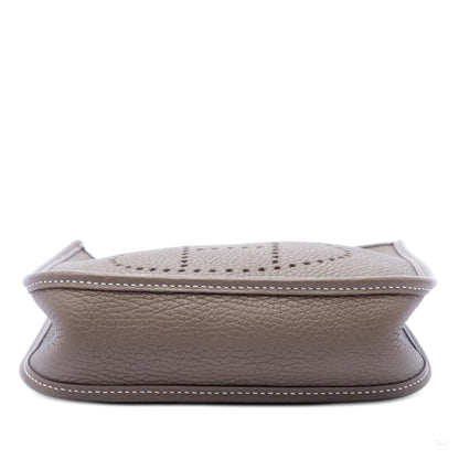 Second hand Hermes Evelyne 16 TPM Clemence Leather Hobo Crossbody Brown - Tabita Bags