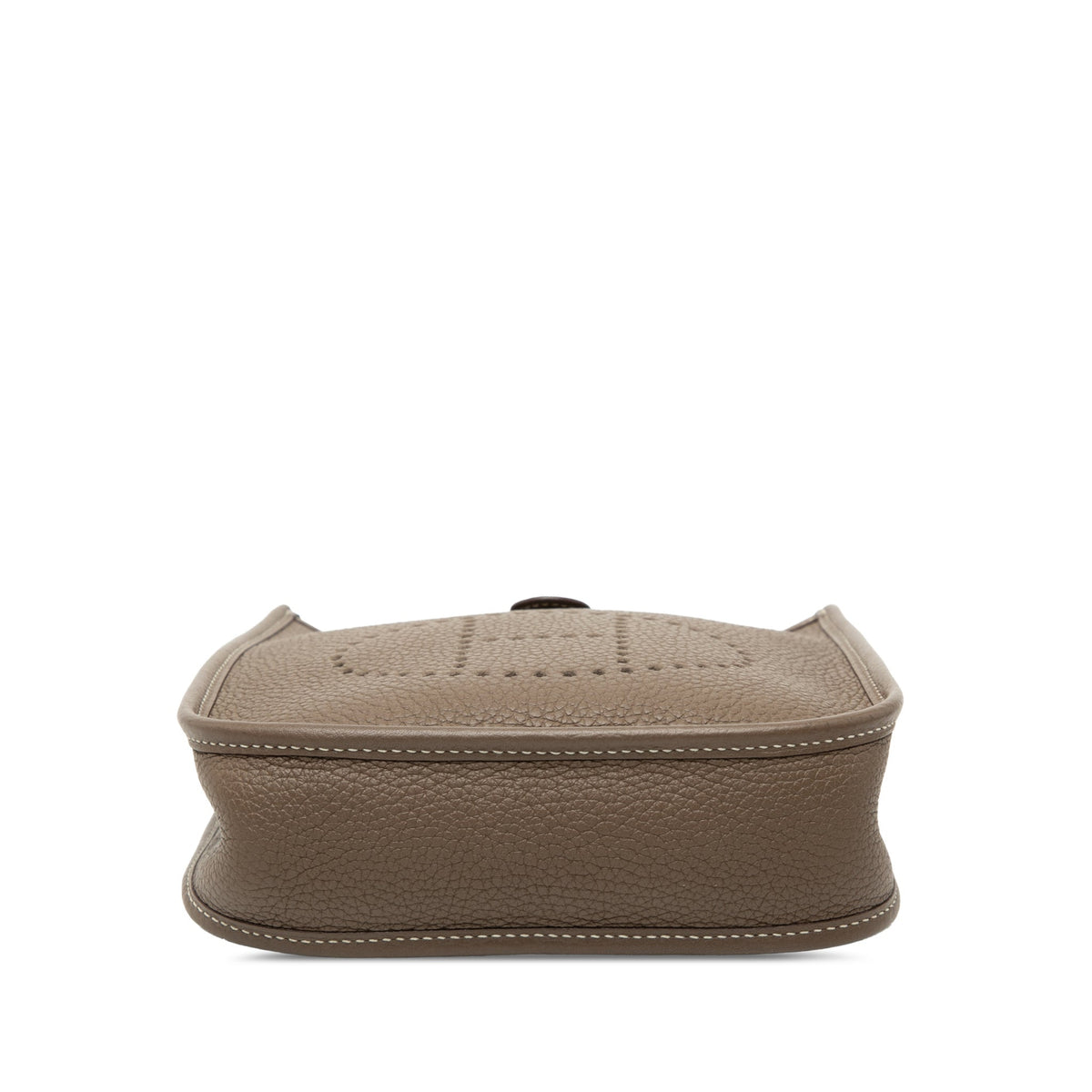 Second hand Hermes Evelyne 16 TPM Clemence Leather Hobo Crossbody Etoupe - Tabita Bags