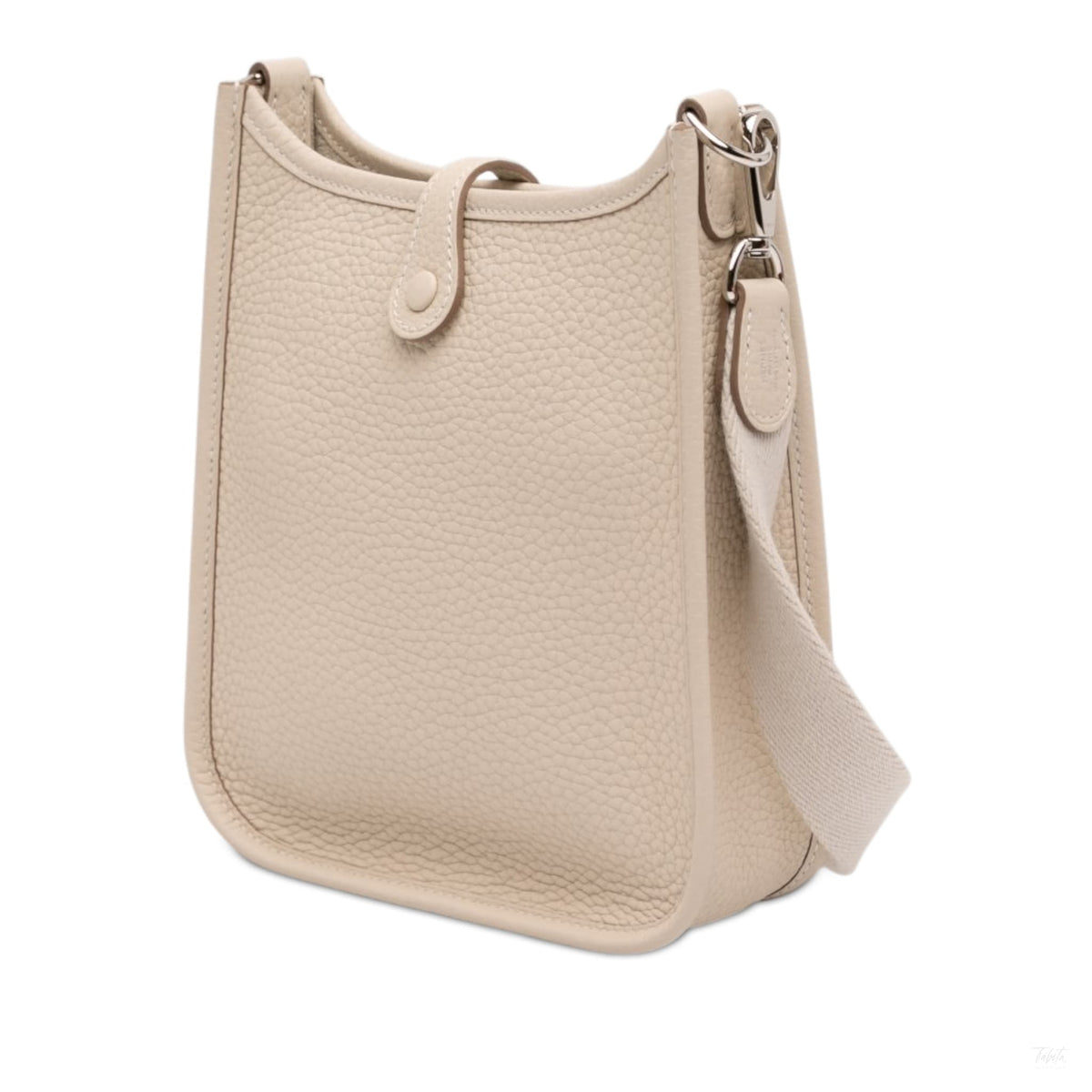 Second hand Hermes Evelyne 16 TPM Clemence Leather Hobo Crossbody Nata - Tabita Bags