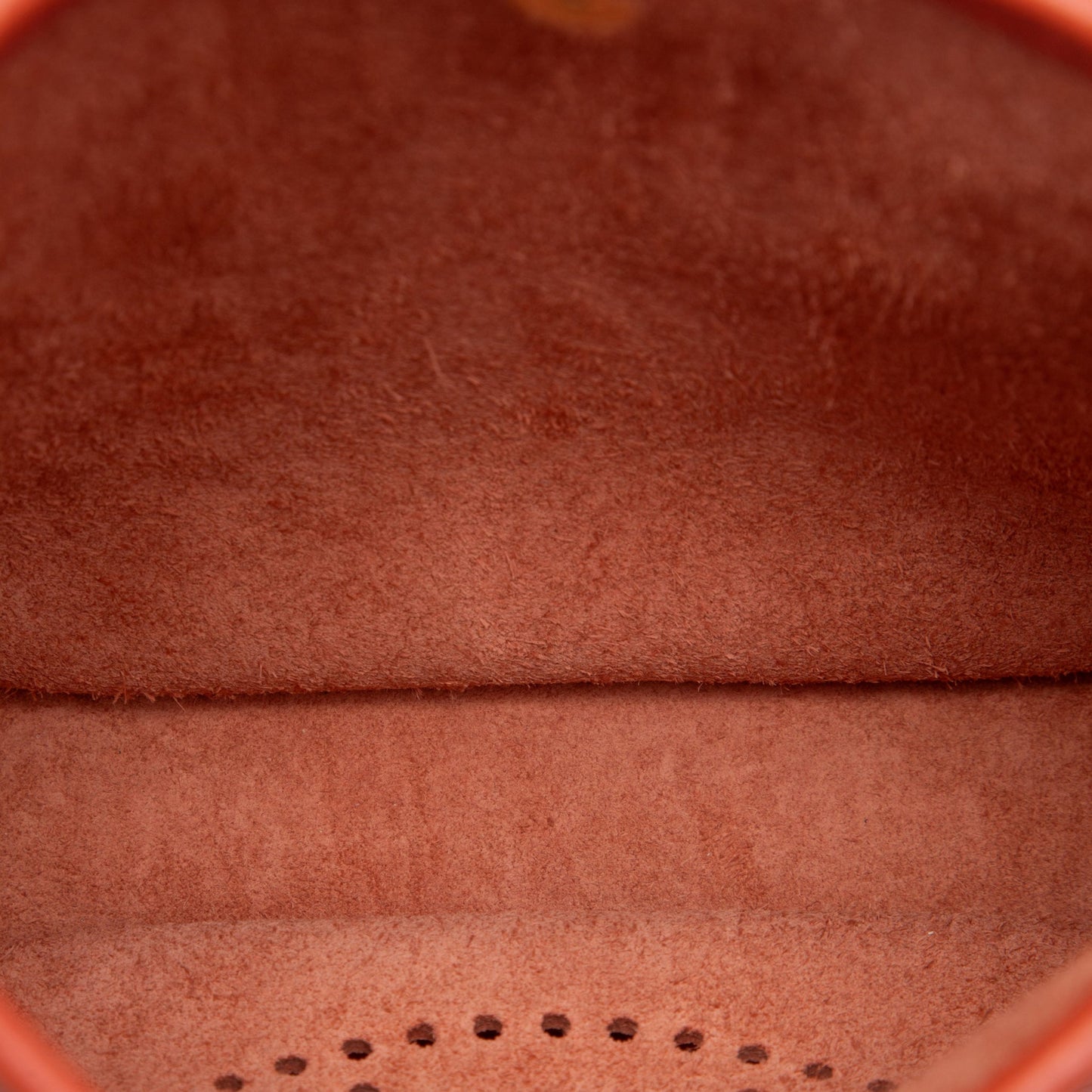 Second hand Hermes Evelyne 16 TPM Clemence Leather Hobo Crossbody Orange - Tabita Bags
