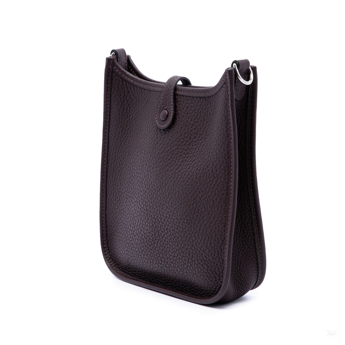 Second hand Hermes Evelyne 16 TPM Clemence Leather Hobo Crossbody Red - Tabita Bags
