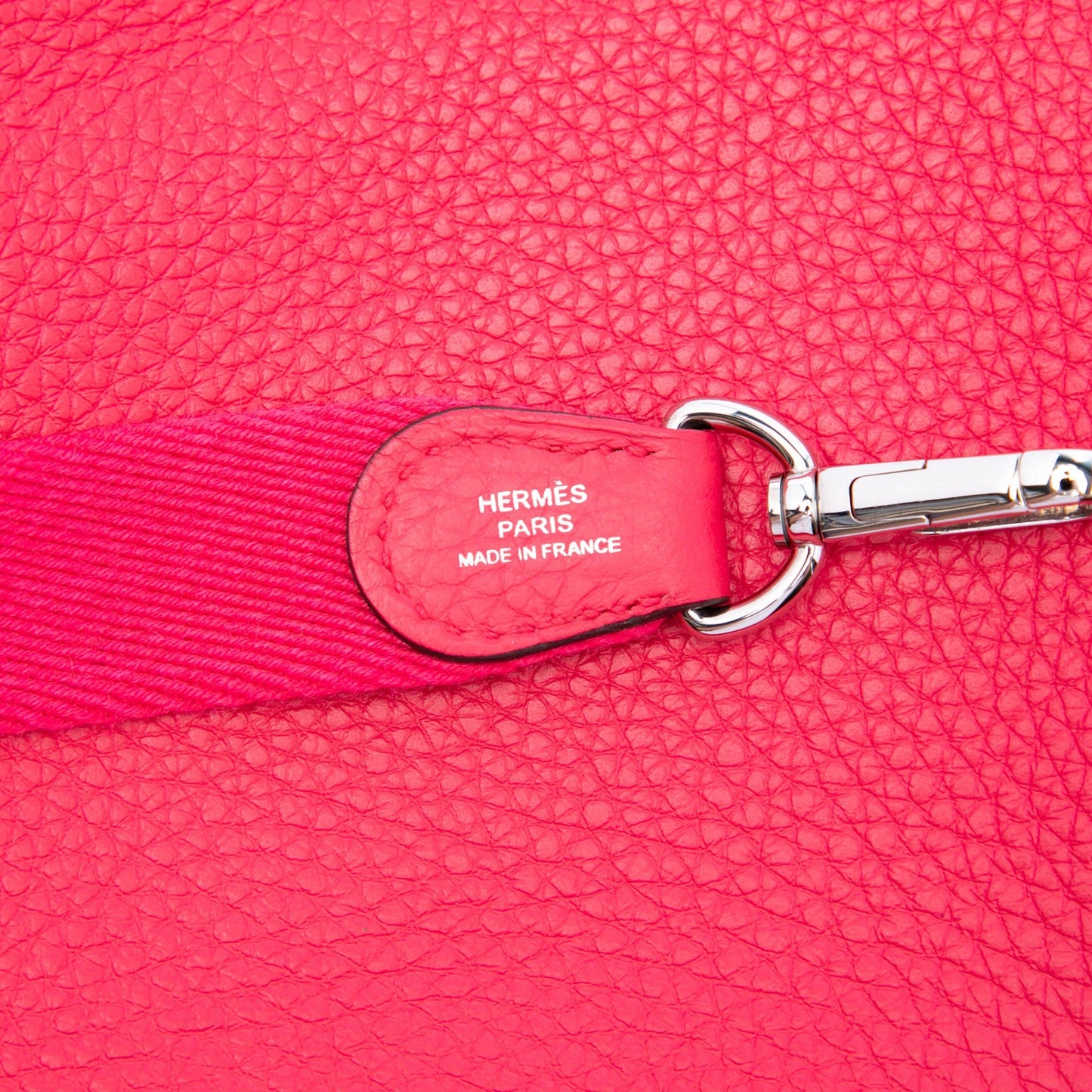 Second hand Hermes Evelyne 16 TPM Clemence Leather Hobo Crossbody Rose Mexico - Tabita Bags