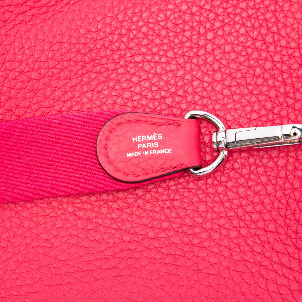 Second hand Hermes Evelyne 16 TPM Clemence Leather Hobo Crossbody Rose Mexico - Tabita Bags