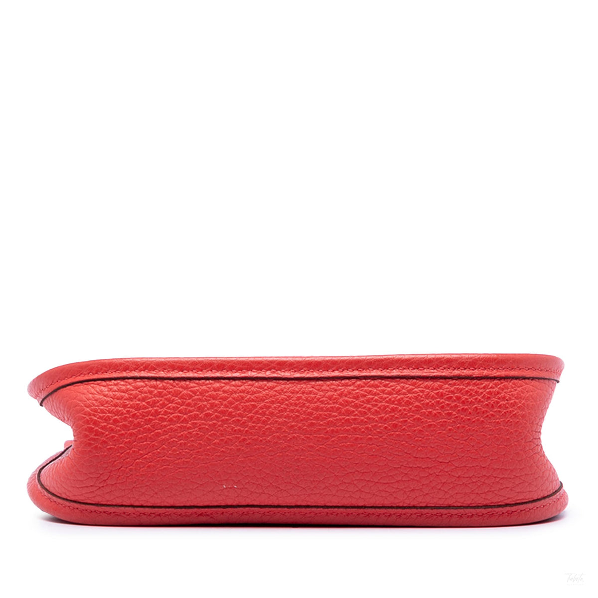 Second hand Hermes Evelyne 16 TPM Clemence Leather Hobo Crossbody Rouge Casaque - Tabita Bags