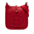 Second hand Hermes Evelyne 16 TPM Clemence Leather Hobo Crossbody Rouge Piment - Tabita Bags