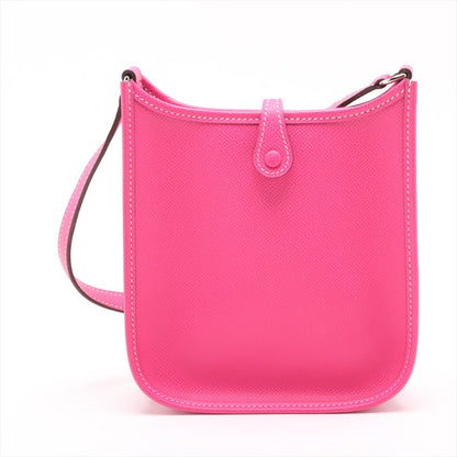 Second hand Hermes Evelyne 16 TPM Epsom Leather Hobo Crossbody Rose Tyrien - Tabita Bags