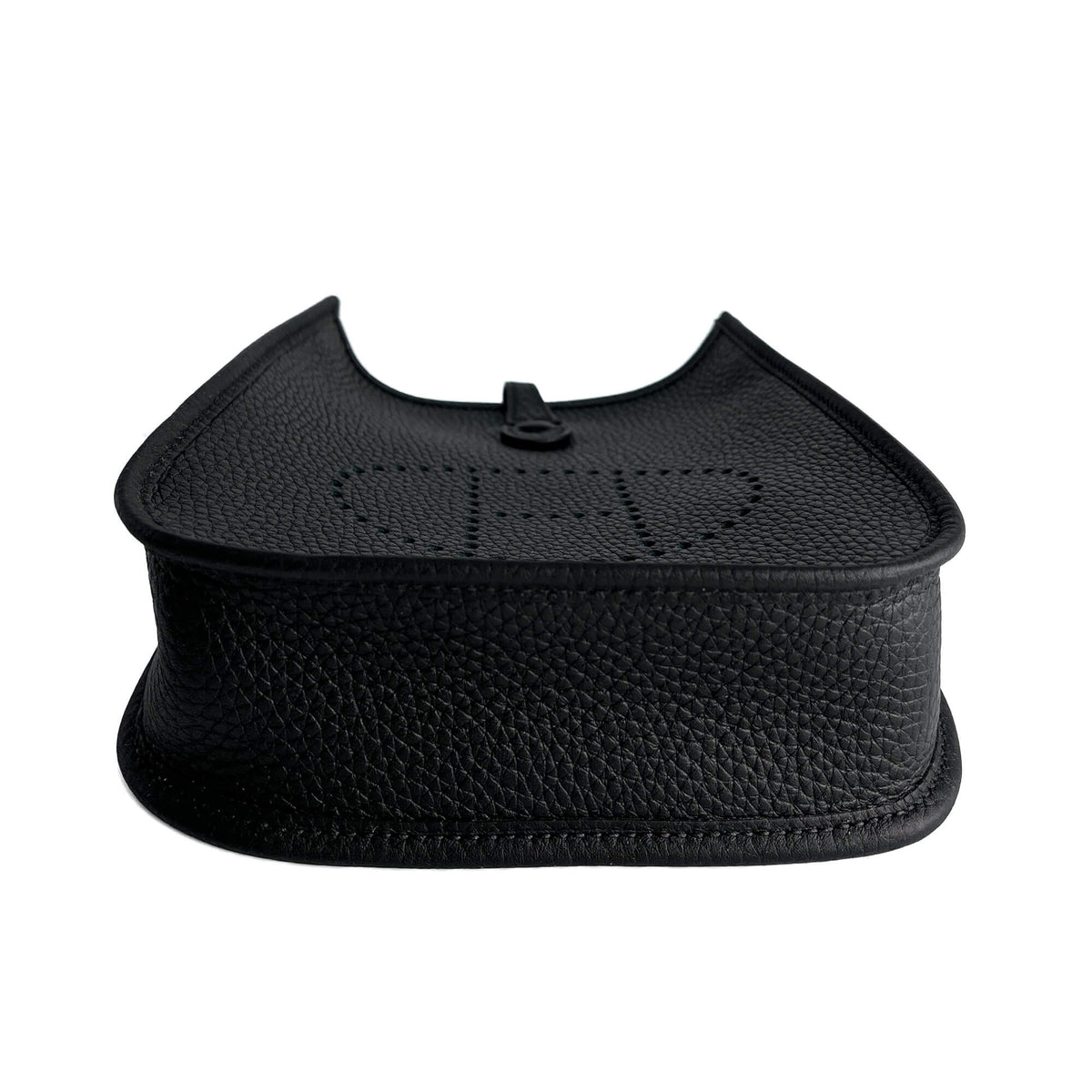 Second hand Hermes Evelyne 16 TPM Taurillon Clemence Leather Amazone Hobo Crossbody Black - Tabita Bags