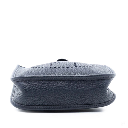 Second hand Hermes Evelyne 16 TPM Taurillon Clemence Leather Amazone Hobo Crossbody Bleu Nuit - Tabita Bags