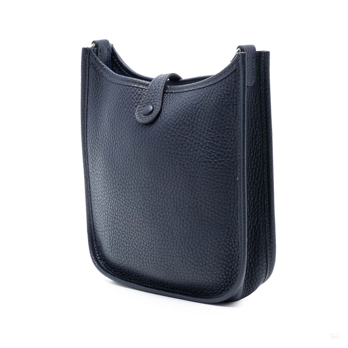 Second hand Hermes Evelyne 16 TPM Taurillon Clemence Leather Amazone Hobo Crossbody Bleu Nuit - Tabita Bags