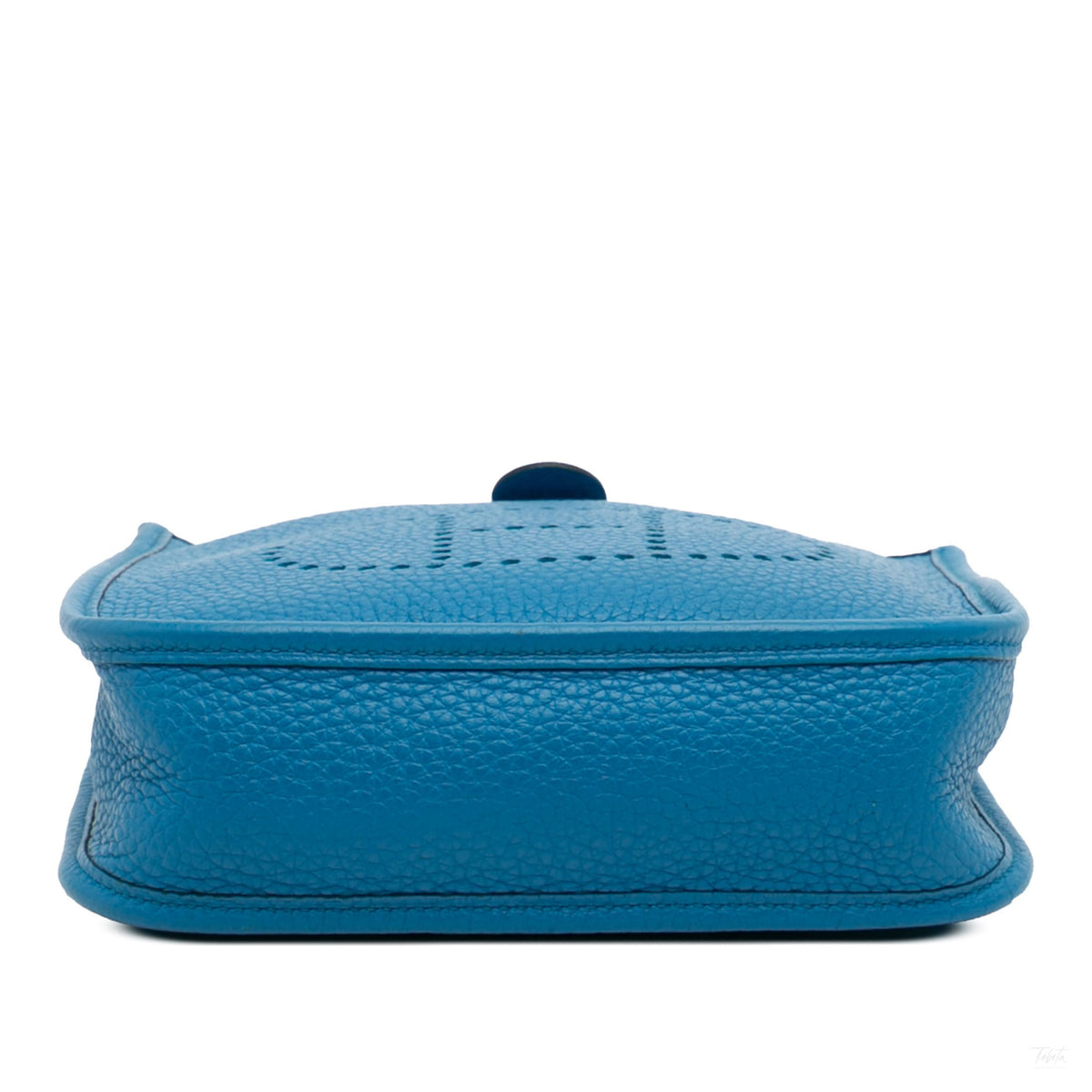 Second hand Hermes Evelyne 16 TPM Taurillon Clemence Leather Amazone Hobo Crossbody Blue Zanzibar - Tabita Bags