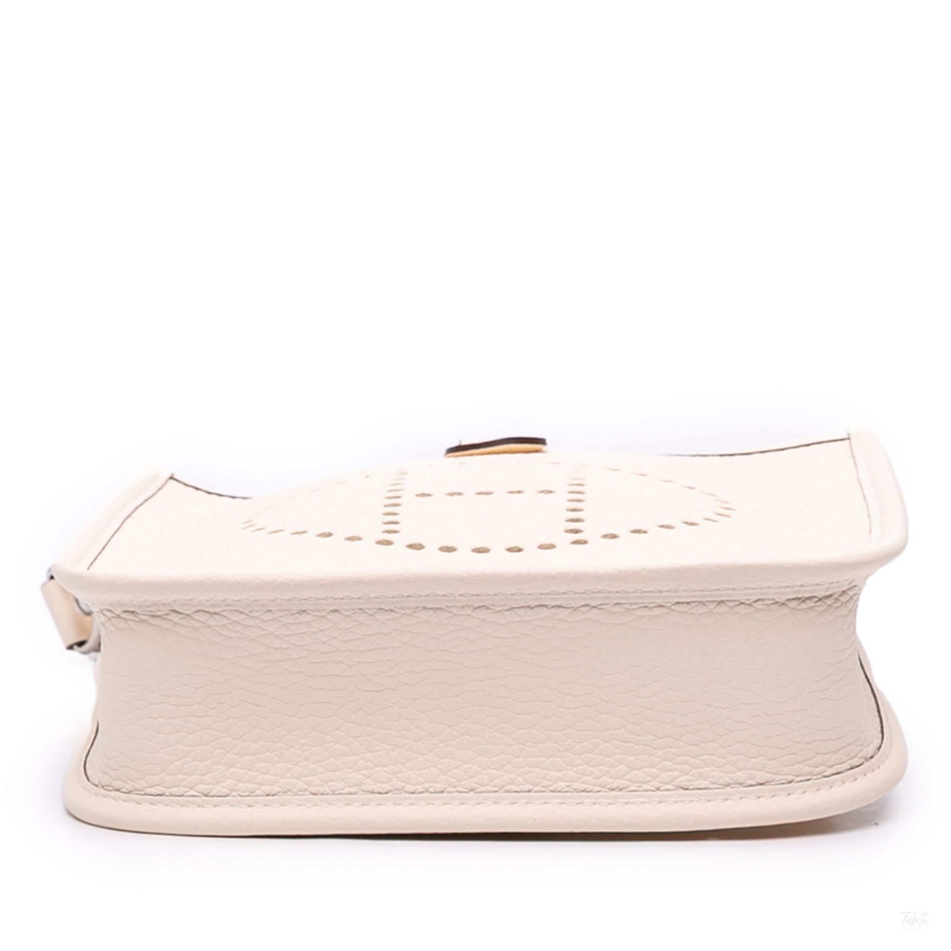 Second hand Hermes Evelyne 16 TPM Taurillon Clemence Leather Amazone Hobo Crossbody Craie - Tabita Bags