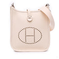 Second hand Hermes Evelyne 16 TPM Taurillon Clemence Leather Amazone Hobo Crossbody Craie - Tabita Bags