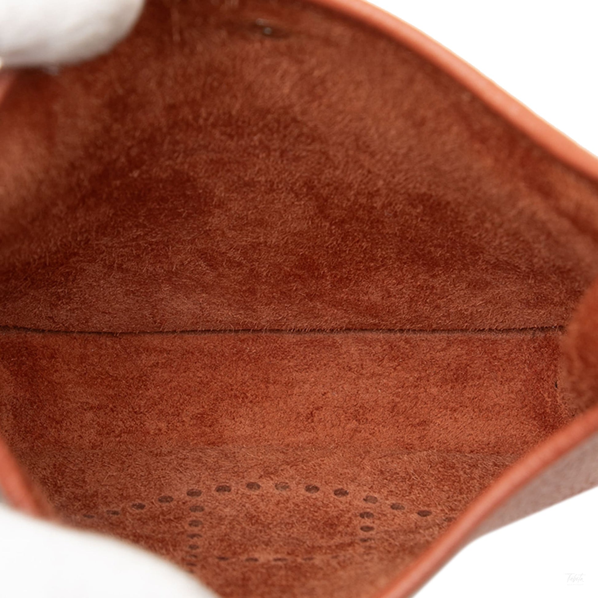 Second hand Hermes Evelyne 16 TPM Taurillon Clemence Leather Amazone Hobo Crossbody Cuivre Maxi Quadrille - Tabita Bags
