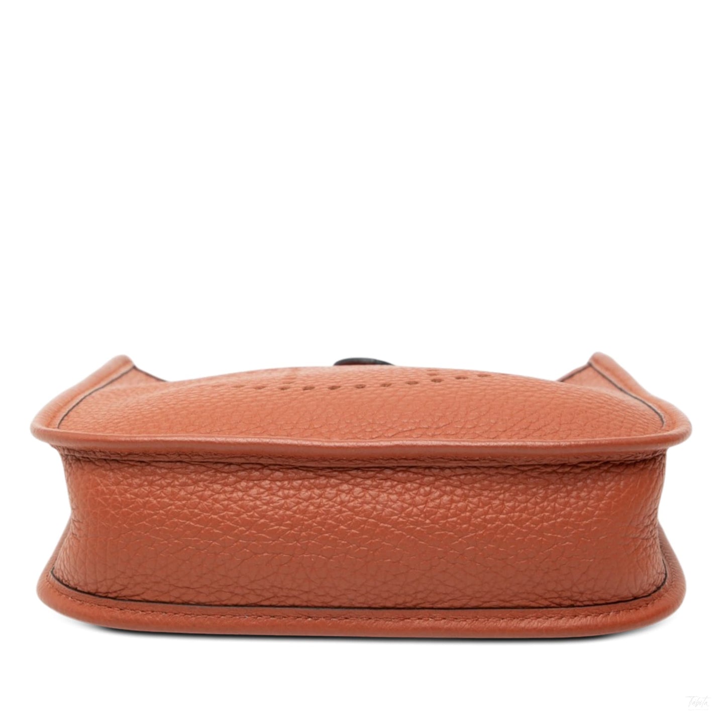 Second hand Hermes Evelyne 16 TPM Taurillon Clemence Leather Amazone Hobo Crossbody Cuivre Maxi Quadrille - Tabita Bags