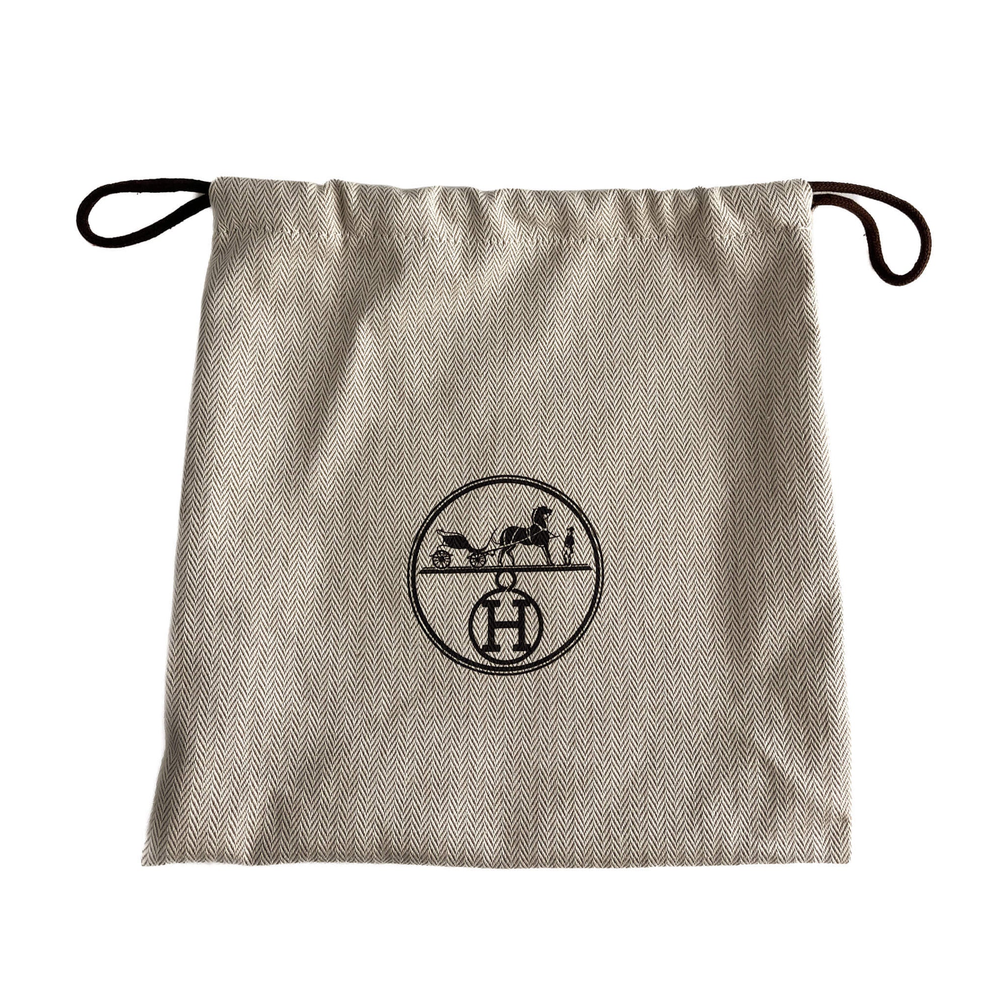 Second hand Hermes Evelyne 16 TPM Taurillon Clemence Leather Amazone Hobo Crossbody Grey - Tabita Bags