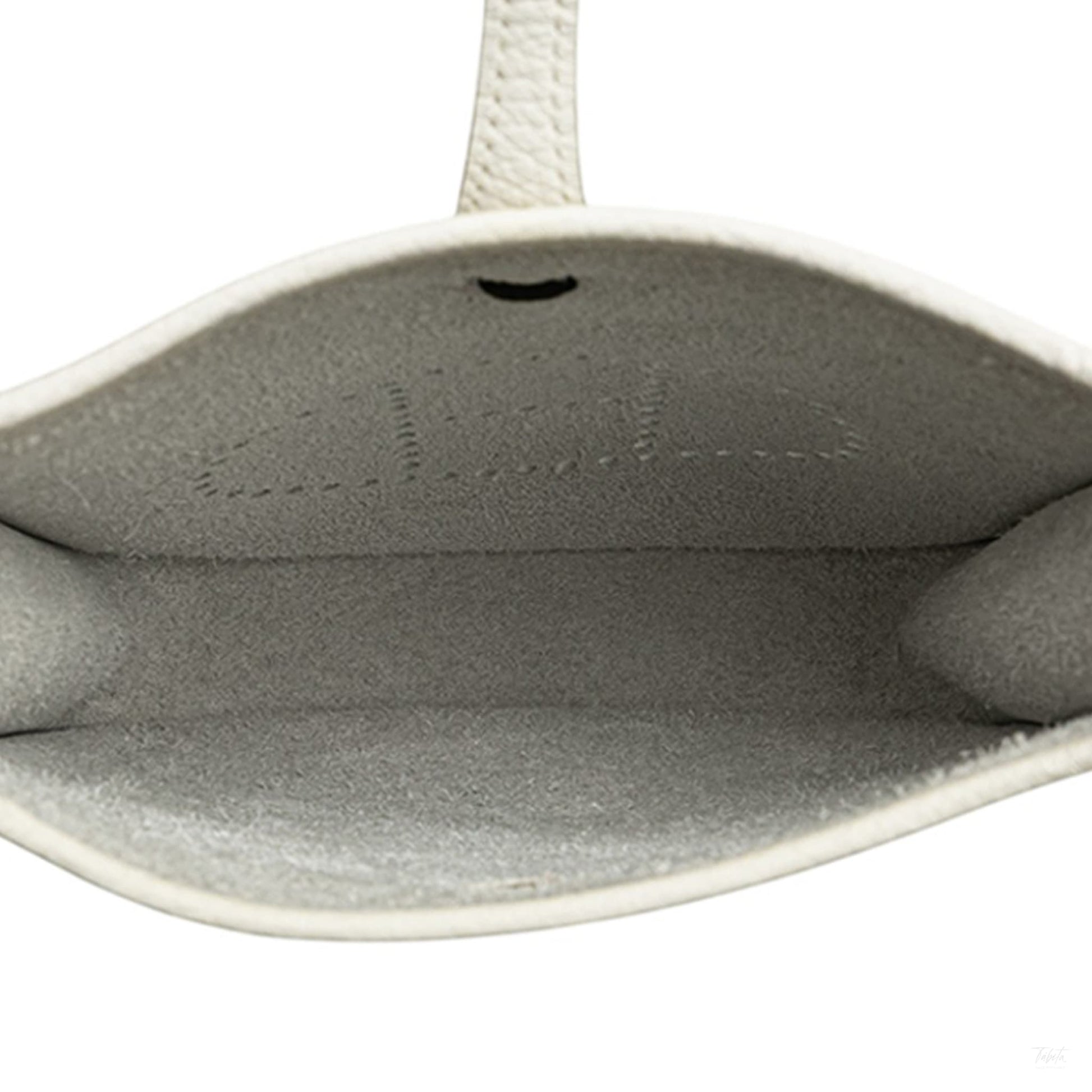 Second hand Hermes Evelyne 16 TPM Taurillon Clemence Leather Amazone Hobo Crossbody New White - Tabita Bags