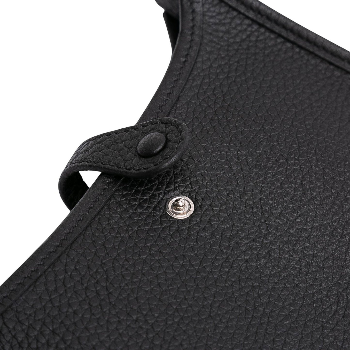 Second hand Hermes Evelyne 16 TPM Taurillon Clemence Leather Amazone Hobo Crossbody Noir - Tabita Bags