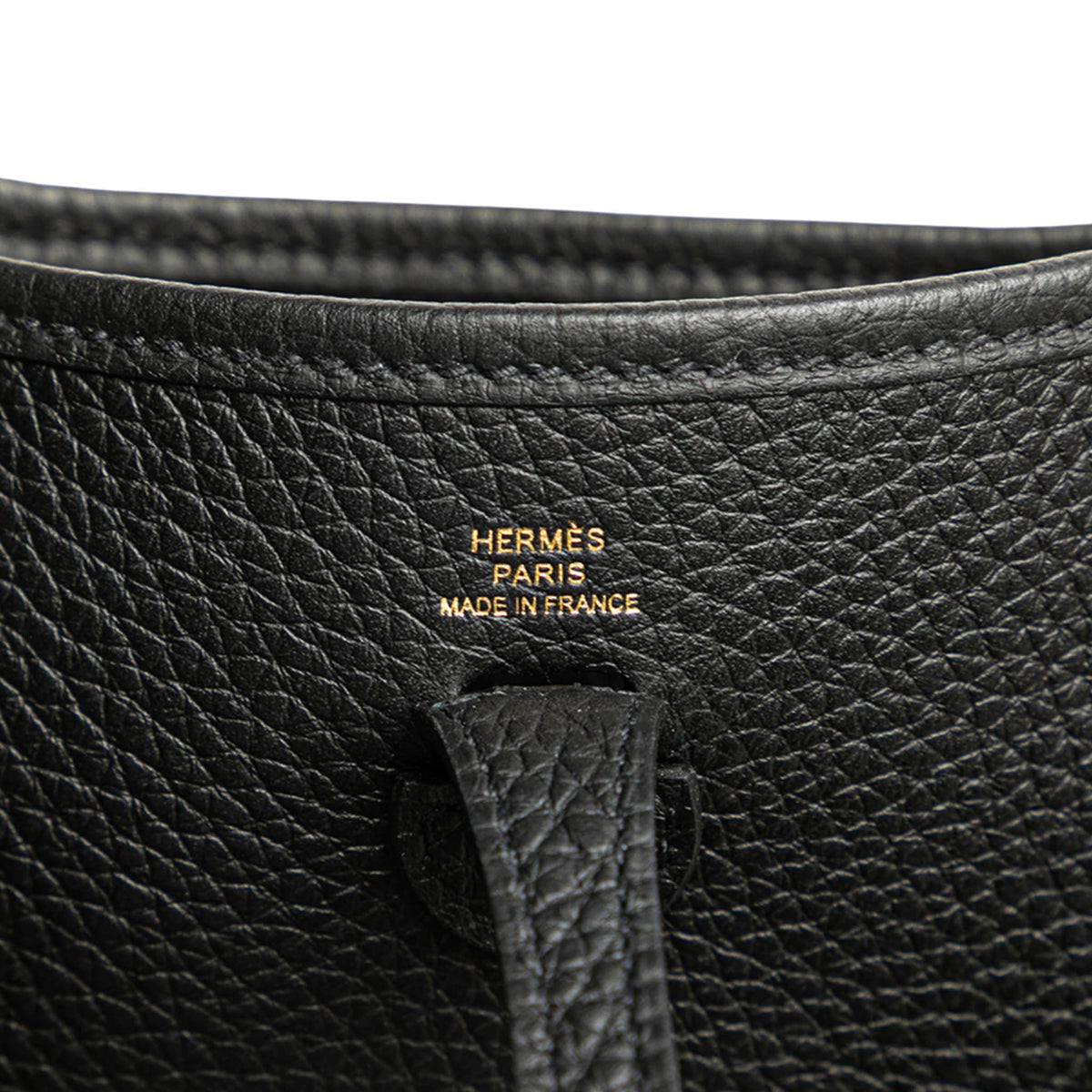 Second hand Hermes Evelyne 16 TPM Taurillon Clemence Leather Amazone Hobo Crossbody Noir - Tabita Bags