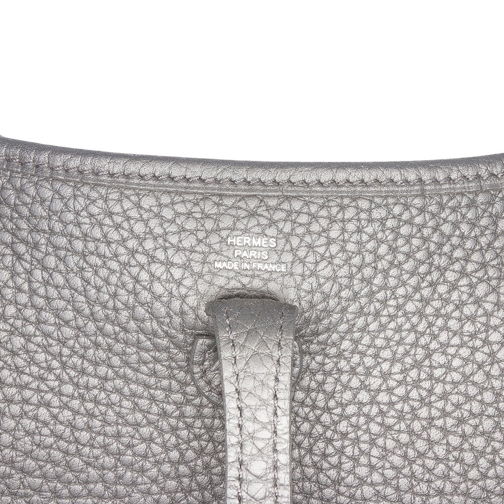 Second hand Hermes Evelyne 16 TPM Taurillon Clemence Leather Amazone Hobo Crossbody Noir - Tabita Bags