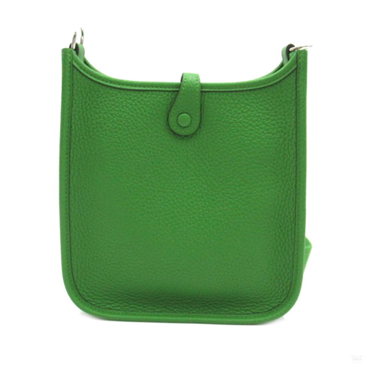 Second hand Hermes Evelyne 16 TPM Taurillon Clemence Leather Amazone Hobo Crossbody Veil Yucca - Tabita Bags