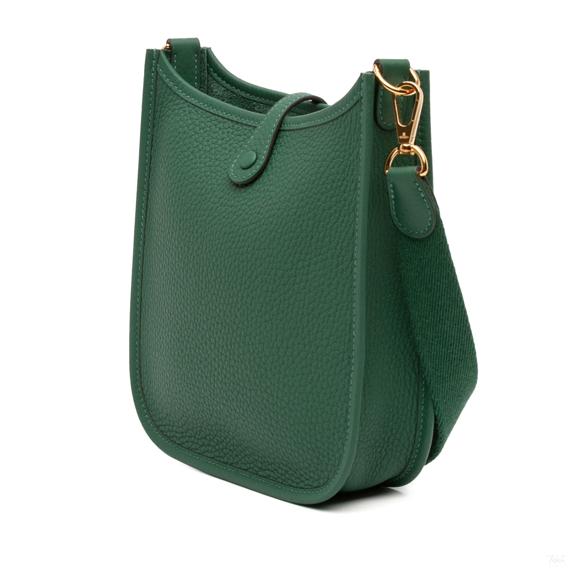 Second hand Hermes Evelyne 16 TPM Taurillon Clemence Leather Amazone Hobo Crossbody Vert Moyen - Tabita Bags