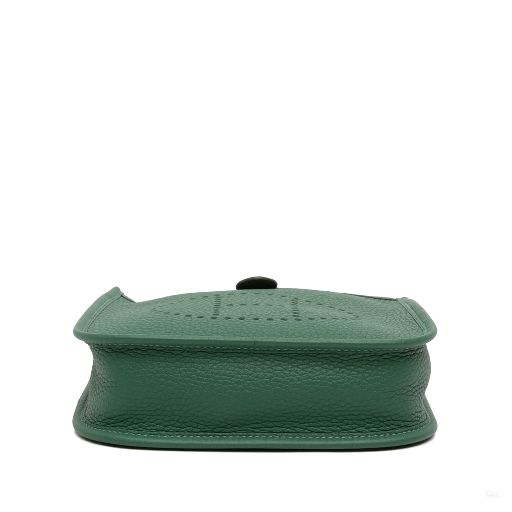 Second hand Hermes Evelyne 16 TPM Taurillon Clemence Leather Amazone Hobo Crossbody Vert Moyen - Tabita Bags