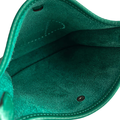 Second hand Hermes Evelyne 16 TPM Taurillon Clemence Leather Amazone Hobo Crossbody Vert Vertigo - Tabita Bags