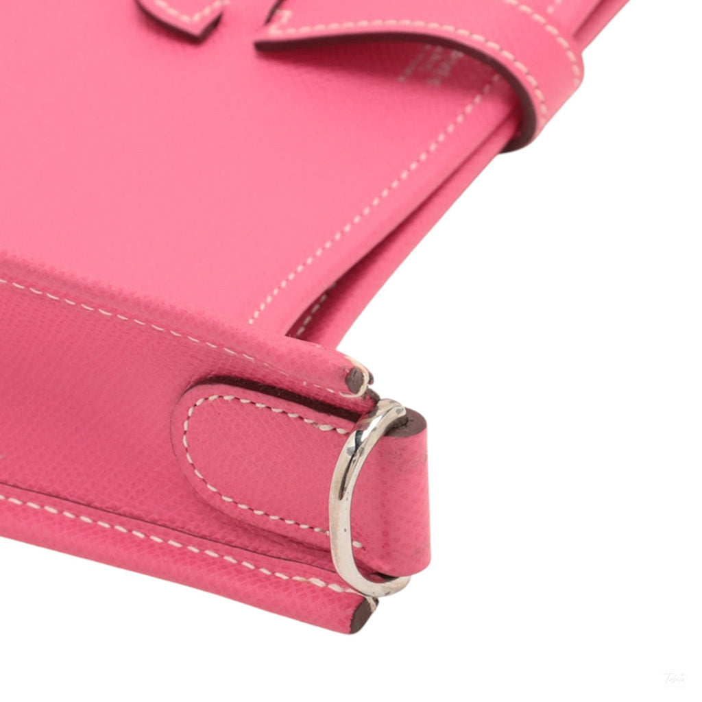 Second hand Hermes Evelyne 29 Epsom Leather Hobo Crossbody Pink - Tabita Bags