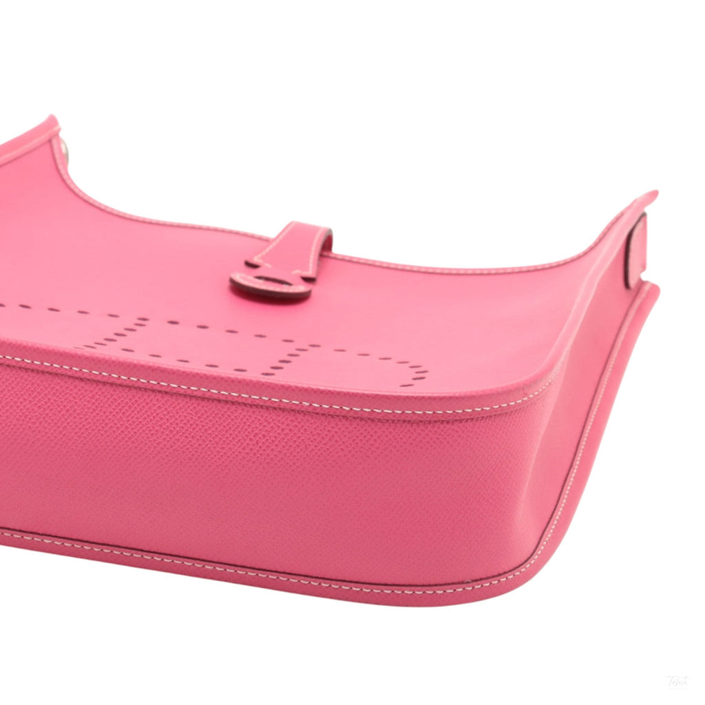 Second hand Hermes Evelyne 29 Epsom Leather Hobo Crossbody Pink - Tabita Bags