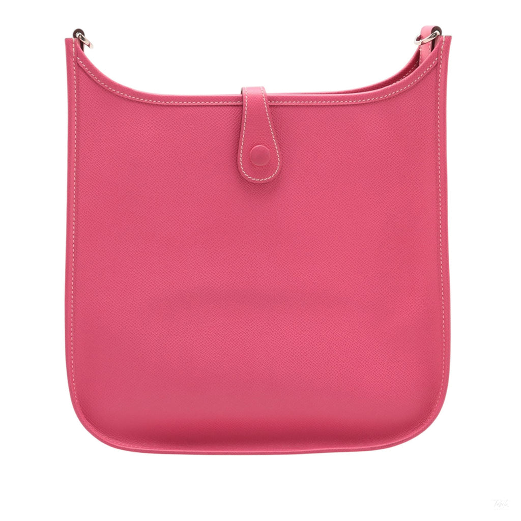 Second hand Hermes Evelyne 29 Epsom Leather Hobo Crossbody Pink - Tabita Bags