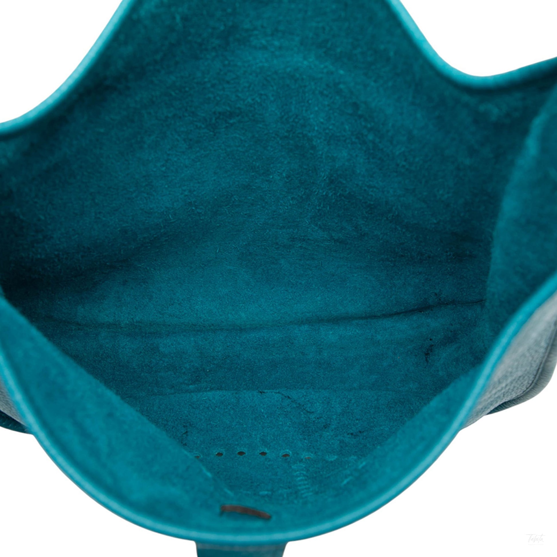 Second hand Hermes Evelyne 29 Taurillon Clemence Leather Hobo Crossbody Blue - Tabita Bags