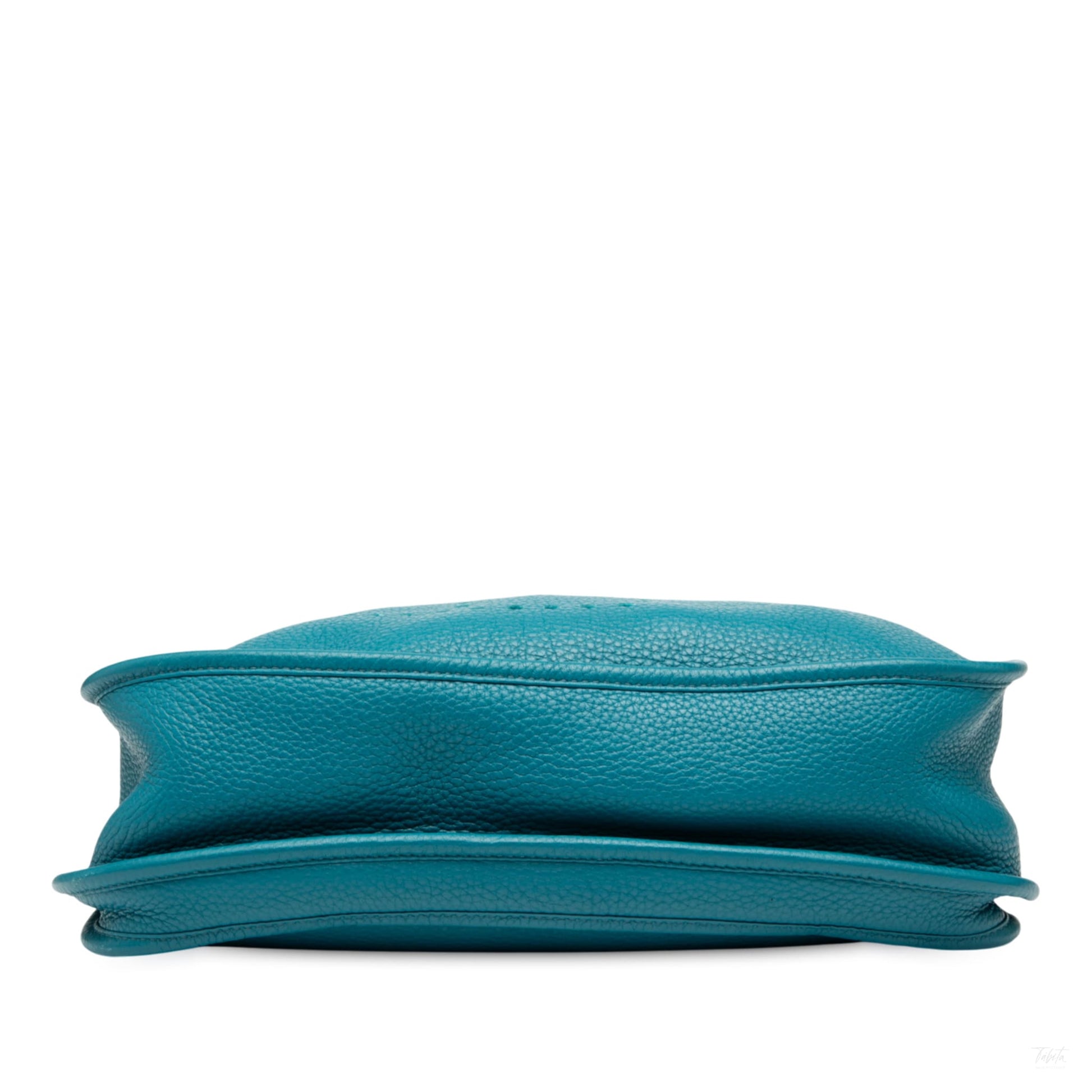 Second hand Hermes Evelyne 29 Taurillon Clemence Leather Hobo Crossbody Blue - Tabita Bags