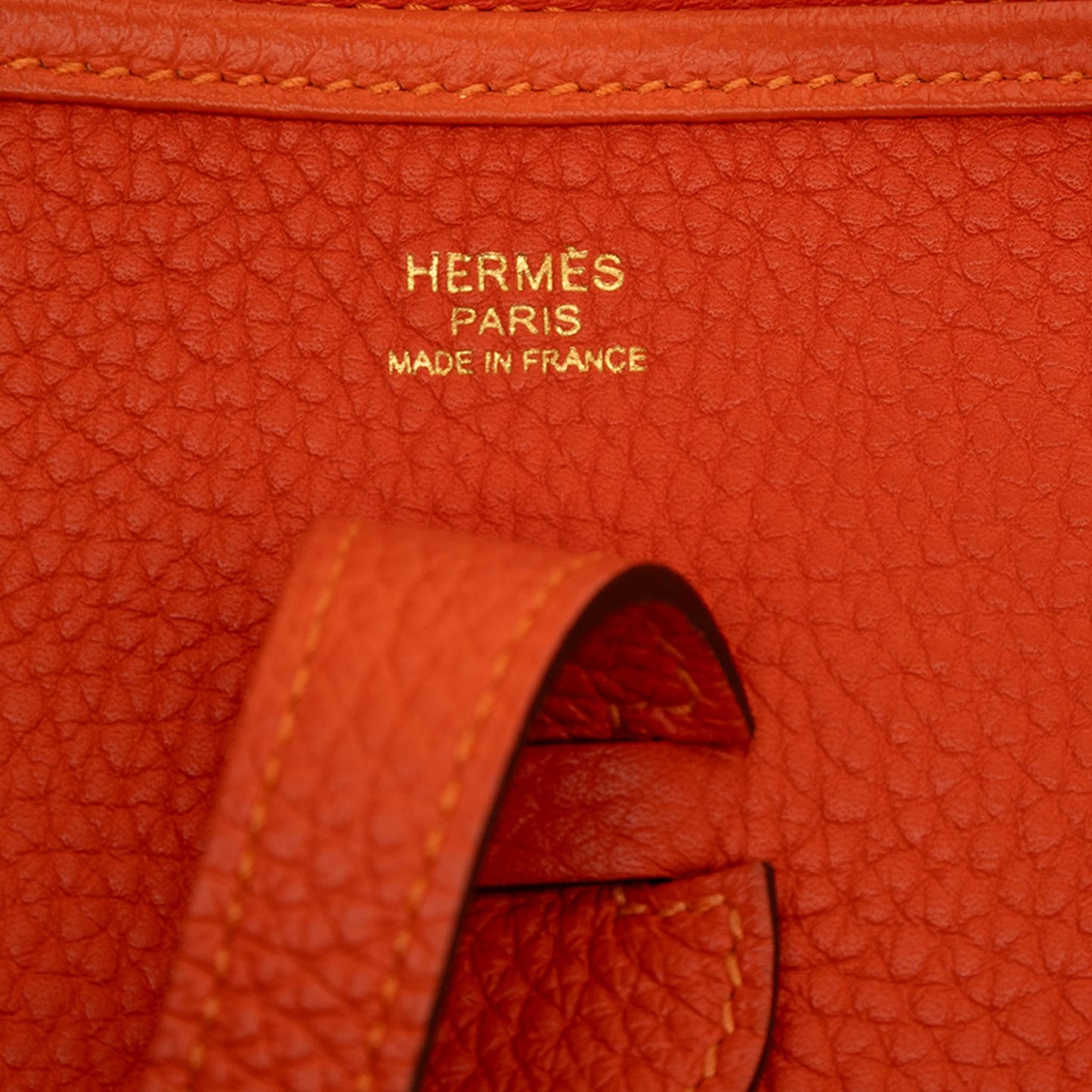 Second hand Hermes Evelyne 29 Taurillon Clemence Leather Hobo Crossbody Feu - Tabita Bags